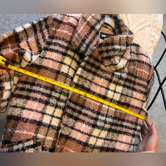 Anthropologie Bernardo Plaid Double Breasted Coat - Picture 12 of 12